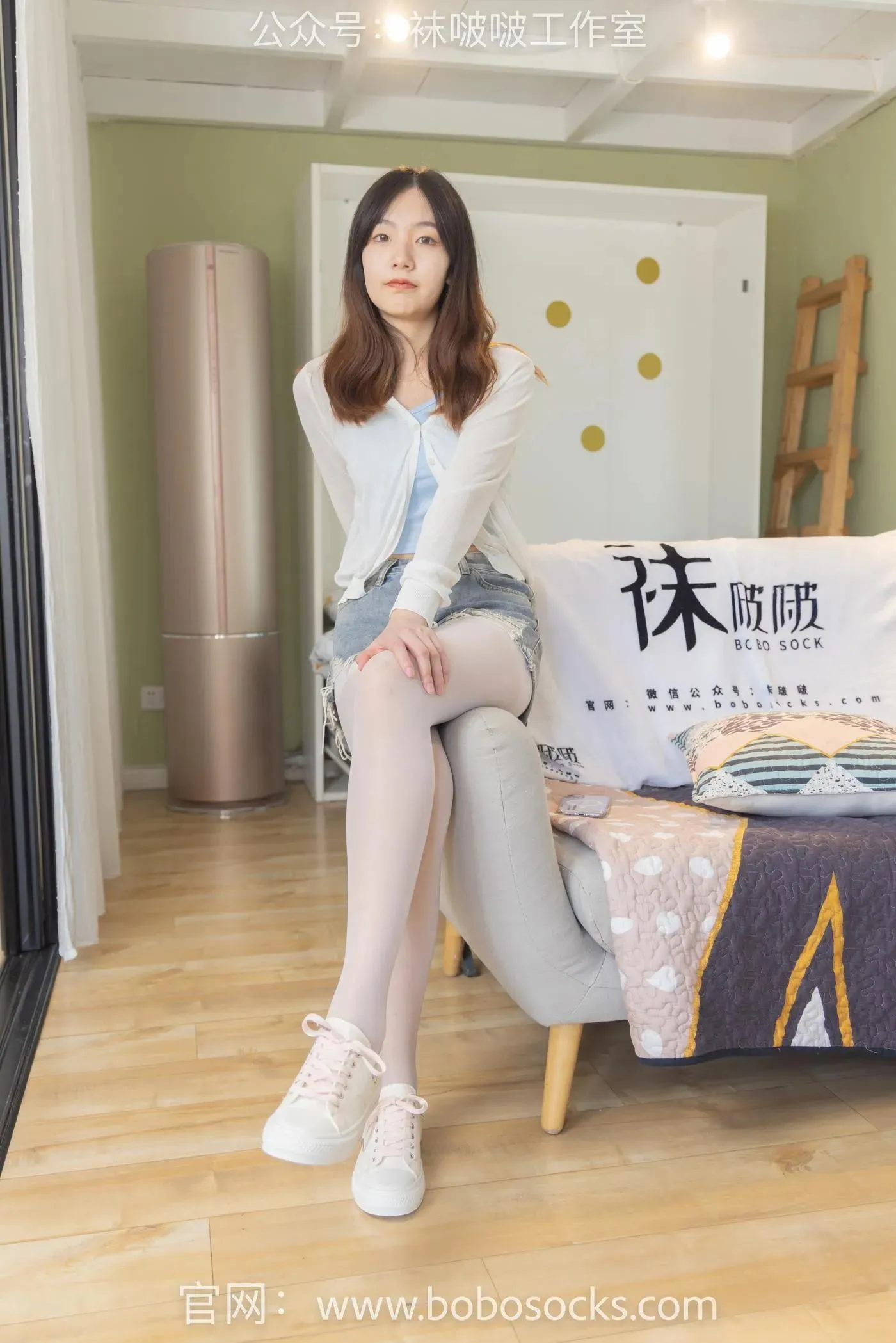 [BoBoSocks袜啵啵]NO.102 小甜豆-板鞋、白丝 [140P]插图6